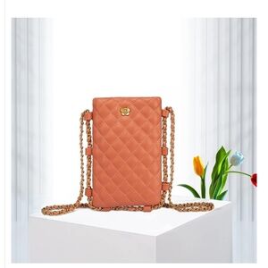 Montana West Small Quilted Soft Chain Crossbody Cellphone Bag